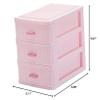 COLLBATH Compact Lightweight Jewelry Organizers Pink Storage Drawer Desktop Storage Box Makeup Case for Women view 3