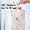 KKTAPOS Travel Makeup Bag - 2pcs/set Cosmetic Bag for Girl Women Travel Water Resistant Makeup Bags Accessories Organizer Storage, Cosmetic Pouch 7.8 * 4.7 inch (Plant) view 4