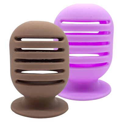 FOMIYES 2pcs Beauty Egg Storage Box Makeup Sponge Holder Silicone Case for Travel