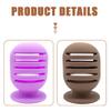 FOMIYES 2pcs Beauty Egg Storage Box Makeup Sponge Holder Silicone Case for Travel view 2