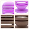 FOMIYES 2pcs Beauty Egg Storage Box Makeup Sponge Holder Silicone Case for Travel view 4