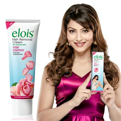 Elois Hair Removal Cream for Women & Girls | Hair Remover Cream for Bikini Area & Private Parts | Silky Soft Skin with Rose Essence | For Legs, Underarms & Arms - 3.52 Oz