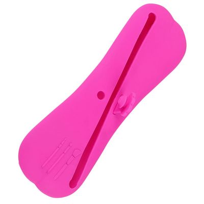 FOMIYES Silicone Cosmetic Brush Holder for Travel Compact Makeup Brush Organizer Protective Case for Eyebrow Pencils for Go Use for