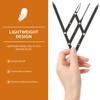 1pc Eyebrow Measuring Ruler - Adjustable Stainless Steel Brow Tool for Accurate Eyebrow Shaping and Mapping Lightweight Design for Easy Use view 4