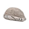 Mens Hair Systems Toupee For Men European Human Hair All Lace Mens Toupee Natural Hairline Hair Piece For Men Gray Black Brown Wig8 x10-100% Light Density#380 3# DARK BROWN+80% GREY view 4