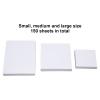 Disposable Makeup Mixing Palette,150 Sheets Cosmetic Mixing Papers for Nail Art Pigment Blending,3 Sizes,Makeup Artist Must Haves view 4