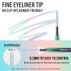 BEPHOLAN Pink Blue Eyeliner Pencil,2-in-1 Color Waterproof Glitter Gel Eye Liner Highligter,Mermaid Korean Makeup Waterline Eyeliner,Smudge Proof (FAIRY TALE) view 2