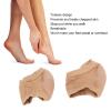 4 Pair Moisturizing Heel Socks, Stop Cracked Heels Toeless Spa Gel Socks Heel Socks Heel Repair Socks for Cracked Heels Dry Cracked Feet Foot Care (Skin Color) view 2