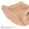 4 Pair Moisturizing Heel Socks, Stop Cracked Heels Toeless Spa Gel Socks Heel Socks Heel Repair Socks for Cracked Heels Dry Cracked Feet Foot Care (Skin Color) view 3