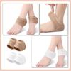FOMIYES 2pairs Gel Heel Socks for Men and Women Breathable Heel Protectors Washable and Reusable and Skin Tone view 3