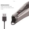 ANGGREK Hair Trimmer, Electric Hair Trimmer Rechargeable Low Noise Portable Electric Hair Clipper with 3 Combs for Men view 4