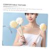 GLEAVI Double-Sided Body Scrubber Handle Soft Stiff Bristles for Exfoliating and Cleaning Back Bath Brush for Shower Promotes Circulation and Skin Health view 2