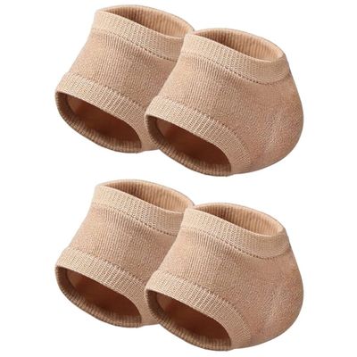 FOMIYES Comfortable Gel Socks Heel Covers Cracked Heel Repair Covers for Men Women