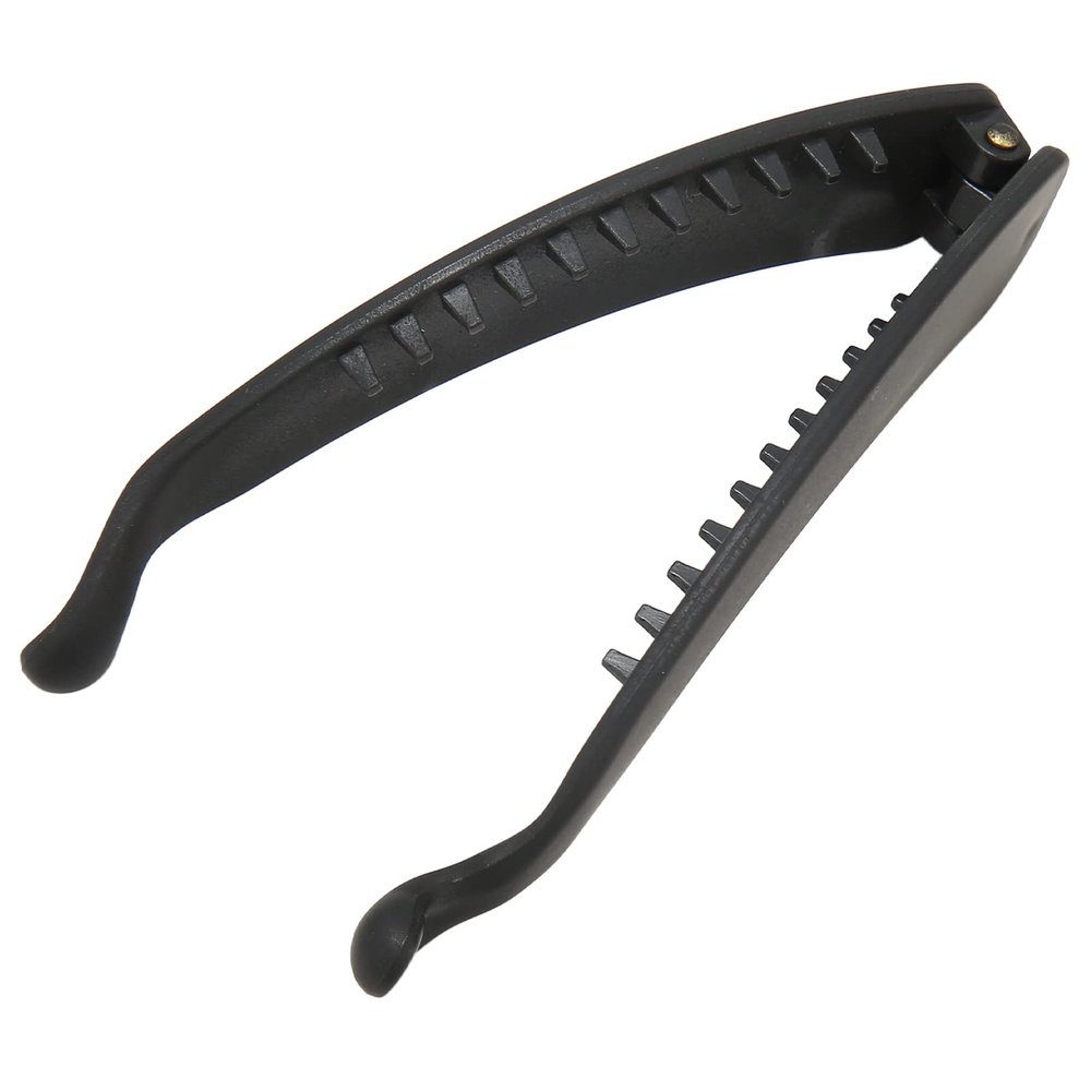 Black Banana Hair Clip, Hair Accessories Elegant Sweet Fashionable Flexible Ponytail Holder for Hair Accessories 10PCS