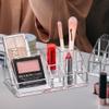 Amazing Abby - Tiffany - 2-Pack Acrylic Cosmetic Organizer, Transparent Plastic Makeup Holder, Compartmented, Shatter-Proof, Perfect Bathroom Vanity Storage Solution for Beauty Supply, Small view 2