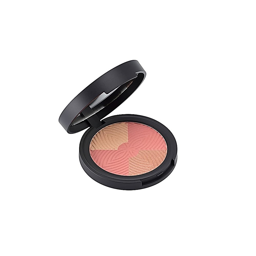 aden Face Powder Trio  19gr  Natural & Durable Quality  Light Coverage & Radiant Complexion  MADE IN ITALY (Face Sunlight Trio SPRING)