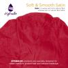 Argan & Black Castor Treatment Caps Satin Sleep Cap Bonnet Hair Accessories Shower Caps for Women Reusable Waterproof Super Jumbo Red view 2
