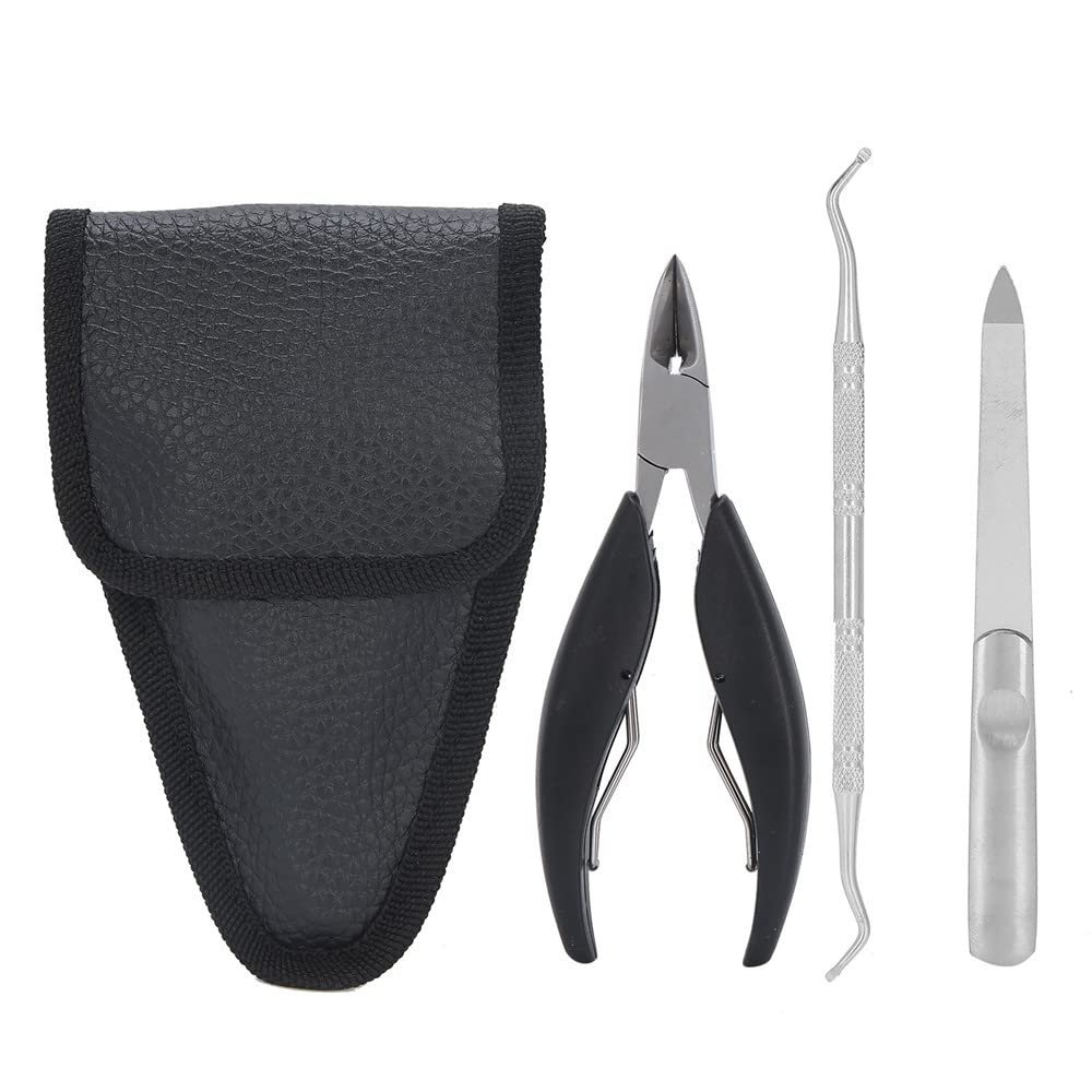 Curved Nail Clippers - Precision Toenail Clippers for Thick or Ingrown Toenails - Podiatrist Toenail Clippers