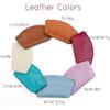 Danique Jewelry Personalized Genuine Leather Makeup Bag, Custom Engraved with Monogram or Name, Zip Top with Inner Pocket, Fully Lined view 3