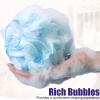 Shellwei 48 Pack Bath Sponge Shower Loofahs Bulk Pack 50g Soft Net Body Scrubber Shower Pouf Sponge Ball Body Mesh Pouf Exfoliating Bath Scrunchies for Men and Women view 4