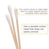 500 Long Wooden Cotton Swabs In A Storage Box + 100 Pcs Long Cotton Swabs & 200 Pcs Cotton Swabs view 2