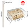500 Long Wooden Cotton Swabs In A Storage Box + 100 Pcs Long Cotton Swabs & 200 Pcs Cotton Swabs view 3