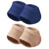 Beavorty 2pairs Elastic Heel Sleeves Moisturizing Gel Heel Protectors Comfortable Toeless Sock Design for Men and Women Prevent Blisters and Improve Fit view 1