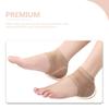 Beavorty 2pairs Elastic Heel Sleeves Moisturizing Gel Heel Protectors Comfortable Toeless Sock Design for Men and Women Prevent Blisters and Improve Fit view 3