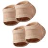 Beavorty 2pairs Moisturizing Heel Socks for Cracked Feet of Gel Heel Covers for Men and Women Soft Comfortable and Breathable for Dry Skin Peeling and Aging Issues view 1
