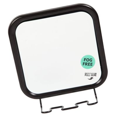 Beavorty Wall-Mounted Fogless Shower Mirror for Shaving Cup Design Position Premium High Definition Bathroom Makeup Accessory