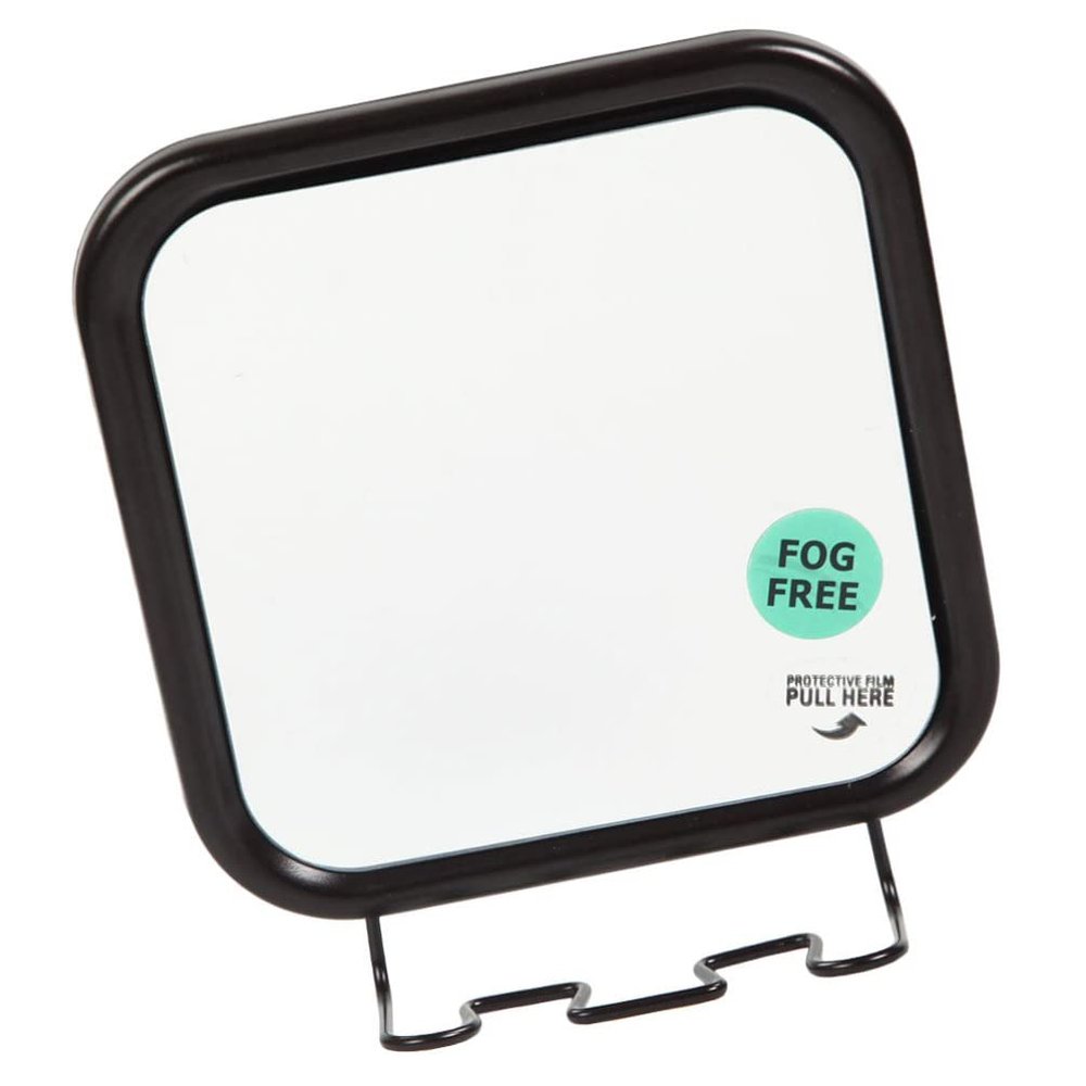 Beavorty Wall-Mounted Fogless Shower Mirror for Shaving Cup Design Position Premium High Definition Bathroom Makeup Accessory
