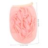 FOMIYES 2pcs Exfoliating Bath Gloves Skin-friendly Scrub Mitts for Gentle Body Cleansing Compact Portable for Home Travel and Spa Use Grey view 2