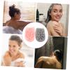 FOMIYES 2pcs Exfoliating Bath Gloves Skin-friendly Scrub Mitts for Gentle Body Cleansing Compact Portable for Home Travel and Spa Use Grey view 3