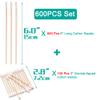 600 Pcs Long Cotton Swabs + 300 Pcs Bamboo Cotton Swabs view 2