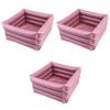 Ciieeo Folding Inflatable Portable Travel Spa Foot Care Bath Basin 3pcs Foot Cleaning Container PVC Basin Pedicure Tub Bath Bucket Shampoo Bowl Random Color view 1