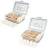 400 ct 6 Inches Long Cotton Swabs + 400 ct 6 Inches Pointed Cotton Swabs - Cotton Tip Applicators for Makeup, Gun Cleaning, Electronic, Jewelry Cleaning view 1