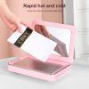 Face Facial Mask Mate Cooler and Heater, Valentines Day Gifts for Her, Skin Care Machines of Women Men for Gift, Skin Face Mask Mate for Skincare, Gel, Plasters, Home Beauty Salon Spa, Pink view 3