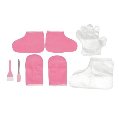 FILFEEL Paraffin Wax Bath Liners Gloves and Booties Set, Disposable Gloves Wax Mitts Foot Warmers Set for Hand Foot Feet Care