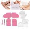 FILFEEL Paraffin Wax Bath Liners Gloves and Booties Set, Disposable Gloves Wax Mitts Foot Warmers Set for Hand Foot Feet Care view 2