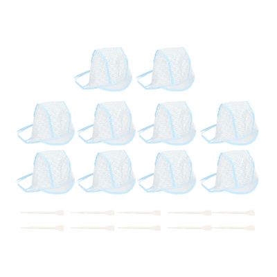 10pcs Hair Highlight Kit Disposable Coloring Highlighting Hairdressing Frosting Dye Hat for Salon and Home Use Hair Highlighting Coloring Supplies