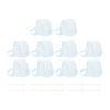 10pcs Hair Highlight Kit Disposable Coloring Highlighting Hairdressing Frosting Dye Hat for Salon and Home Use Hair Highlighting Coloring Supplies view 1
