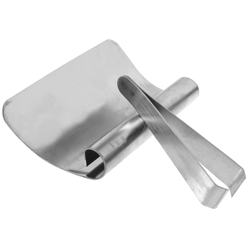 Angoily 2pcs Manganese Steel Pig Shaving Knife Livestock Hair Remover Scraper Tool with Tweezer for Pet Hair Removal