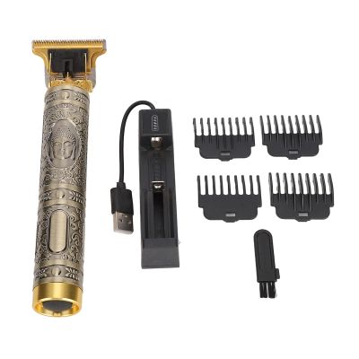Brrnoo Hair Clippers for Men, Gold, Cordless Rechargeable Beard Trimmer, Hair Cutting Kit
