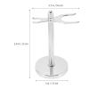 LIFKOME Barber Razor Holder Razor Stand Brush Shaving Accessories for Men Razor and Brush Stand Compact Design for Shower Safety Razor Holder view 2