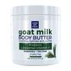 Kiss My Face Goat Milk Body Butter - Rosemary + Tea Tree - Antioxidant Blend of Olive Oil, Aloe & Liposomal Vitamin C - 3XBIOTIC Complex - Cruelty-Free - 6 oz Jar view 1