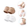 minkissy 6pairs Elastic Gel Socks for Feet Moleskin Heel Lifts for Achilles Tendonitis Toe Protectors view 3