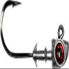 Z-Man DE803-02PK2 Diezel Eye Jigheads 8/0 3 Oz Glow 2 Pack view 2