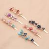 minkissy 6pcs Vintage Rhinestones Flower Bobby Decorative Hair Accessories for Weddings Parties and Special Occasions Shiny Design for Girls and Women view 3