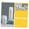 minkissy 3pcs Refillable Vacuum Pump Bottles for Lotion Plastic Dispenser Travel Containers for Shampoo Facial Body Lotion view 3