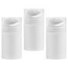 minkissy Travel Lotion 3pcs Airless Pump Jar Cosmetic Jar Refillable Face Cream Container Lip Balm Jars Portable Lotion Bottles Travel Makeup Supplies for Powder Cream Balm 120ML Airless Pump Bottles view 1
